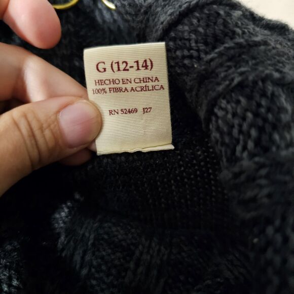 Faded Glory Womens Cold Shoulder Sweater Size Large Gray Knit Cute Hipster Chic - Picture 8 of 10